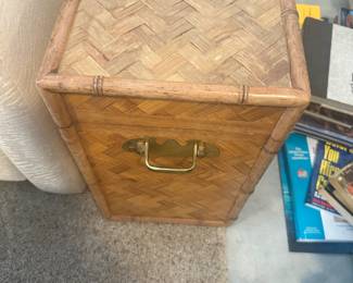 #16 - $40 each - Wicker side table box 11x16x19
