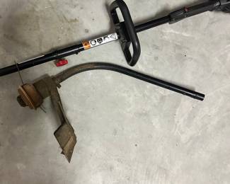 #37 - $150 - Weed eater Troy - Built Micro 4-cycle string trimmer with 2 attachments