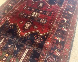 #24 - $400 - Antique made in Iran wool rug 7'5"x 4'10"