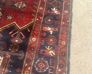 #24 - $400 - Antique made in Iran wool rug 7'5"x 4'10"