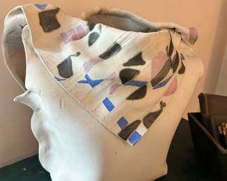 Nancy Jurs Pottery signed by Nancy Jurs Castle and signed in sharpie on the bottom by Nancy Jurs & Wendell Castle