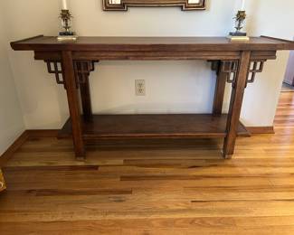 Brandt Furniture Mandarin Ming Style Console Table
