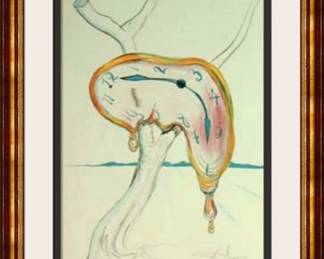 Salvador Dali Tearful Soft Watch Offset Lithograph