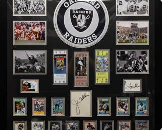 Raiders Collage Certified and Authenticated