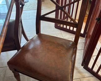 KITCHEN TABLE  W/2 LEAVES AND 6 CHAIRS FROM WESCO DINETTES