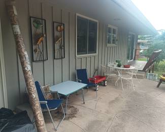Patio furniture and 'stuff'