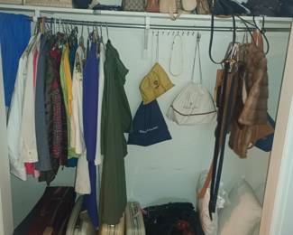 Furs, purses and luggage.