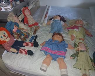 Holly Hobbie, Raggedy Ann and Cabbage Patch