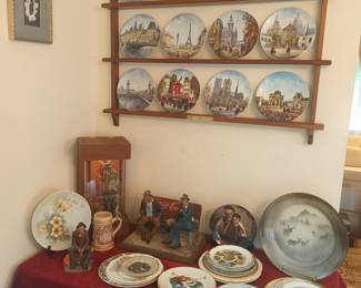 Michael Garman and collectors plates