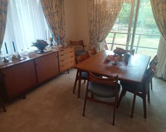 Mid century dining set