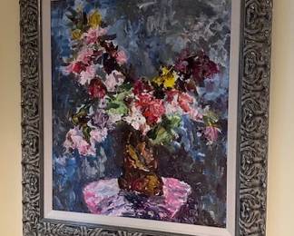 Father Emio Glocar oil painting, 19.5" w x 23.5 tall.