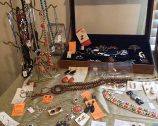 Loads of costume jewelry