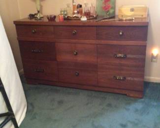 Wood dresser $150.
