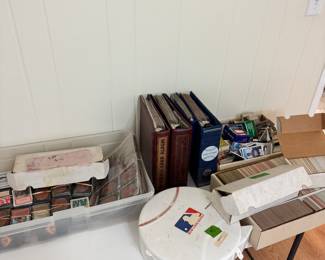 Baseball cards and Magic cards