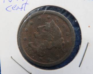 Lot 401. 1844 Large Cent