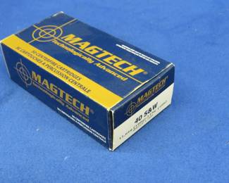 Lot 234. 49 Magtech 40 S&W rounds