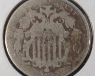 Lot 193. 1872 Shield Nickel