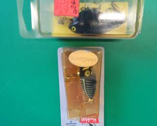 Lot 338. NIP Heddon Tiny River Runt and a NIP Blakemore 2" Trouble Shooter