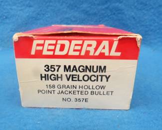 Lot 415. Fifty Federal 357 Magnum. 158-grain JHP.