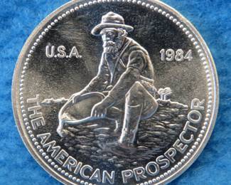 Lot 331. 1984 Engelhard silver round. One ounce of .999 fine silver.