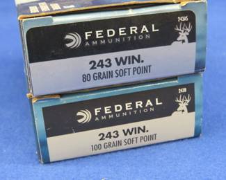 Lot 230. 30 Federal 243 rounds