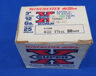 Lot 275. Vintage Winchester Super X BB-shot, 12-gauge rounds