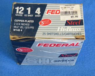 Lot 361. 24 Federal 4-shot, 12-gauge rounds