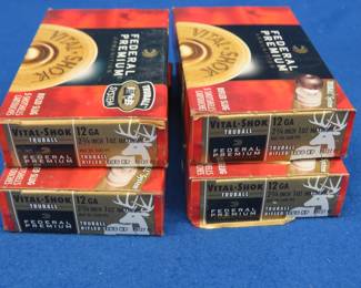 Lot 239. 20 Federal 12-gauge slug rounds