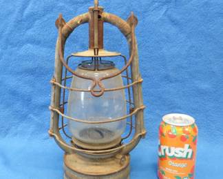 Lot 41. Antique kerosene lantern. Possibly of German origin.