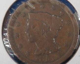 Lot 194. 1851 Large Cent
