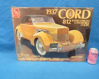Lot 383. Lesney AMT 1937 Cord 812 1:12 scale model in original factory wrap