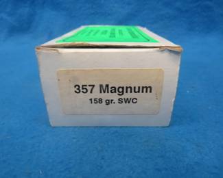 Lot 417. Fifty Minnesota Shooters Supply 357 Magnum. 158-grain SWC.