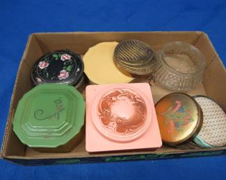 Lot 50. Vintage powder bowls