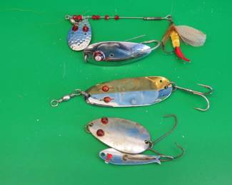 Lot 36. Mixed spoons including Herter's Barbary Coast