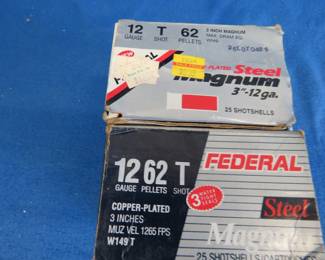 Lot 367. 50 Mixed T-shot and BB-shot 12-gauge rounds