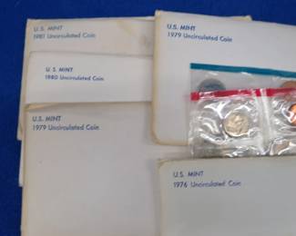 Lot 124. Six Mint coin sets