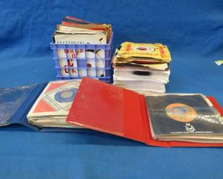 Lot 323. 45's from different genres