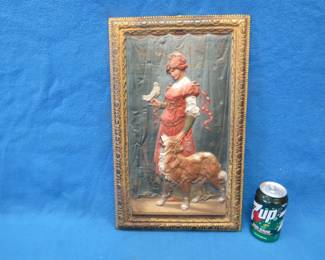 Lot 54. Bradley & Hubbard #1823 cast iron plaque