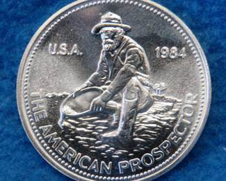 Lot 330. 1984 Engelhard silver round. One ounce of .999 fine silver.
