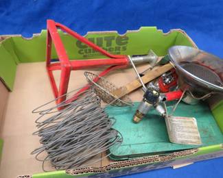 Lot 57. Socket set, sunflower heater, and more