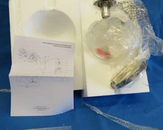 Lot 85. NIB Blown Glass Sconce