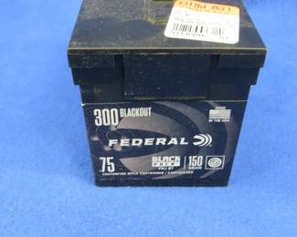 Lot 238. 75 Federal 300 Blackout rounds