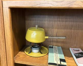 Yellow Laurids Lonbord Danish Fondue Pot