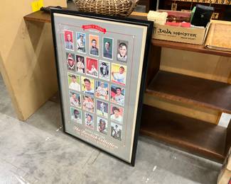 Framed Burdick Collection Legends of Baseball