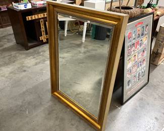 Gold Framed Mirror