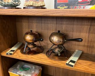 Danish Coper -Tin Lined Pot/Fondue Pot