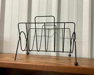 Wrought Iron Magazine Rack