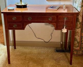 Handmade cherry inlay desk desk or vanity