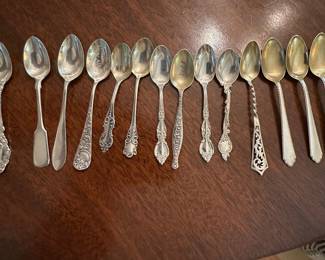 Sterling silver demitasse spoons