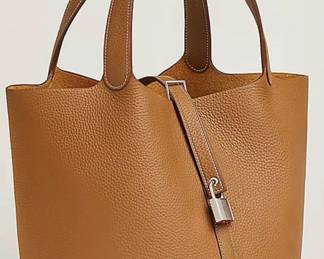 59. Vintage Hermes Picotin Bucket Bag Extra Large Size
